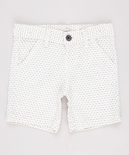 Bermuda-Infantil-Alfaiatada-Listrada-com-Bolsos-Bege-Claro-9760430-Bege_Claro_1