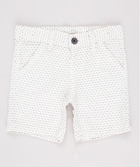 Bermuda-Infantil-Alfaiatada-Listrada-com-Bolsos-Bege-Claro-9760430-Bege_Claro_1
