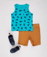 Regata-Infantil-Estampada-de-Dinossauros-com-Bolso-Verde-9735165-Verde_3