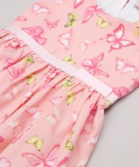Vestido-Infantil-Estampado-de-Borboletas-com-Laco-Sem-Manga-Rosa-9740379-Rosa_3