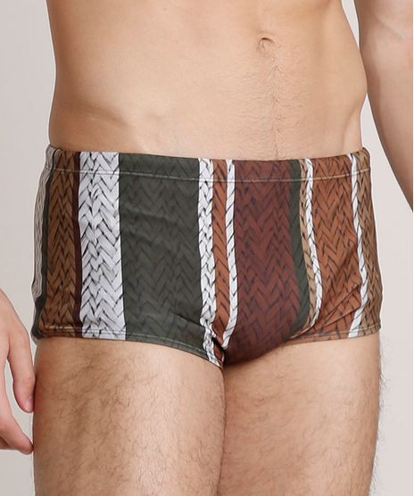 Sunga-Masculina-Agua-de-Coco-Tradicional-Estampada-Cesto-Listrado-com-Protecao-UV50--Verde-Escuro-9724327-Verde_Escuro_1