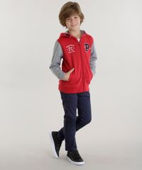 Blusao-em-Moletom-de-Algodao---Sustentavel-Vermelho-8469441-Vermelho_3