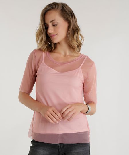 Blusa-em-Tule-com-Sobreposicao-Rosa-8584349-Rosa_1 Blusa-em-Tule-com-Sobreposicao-Rosa-8584349-Rosa_1