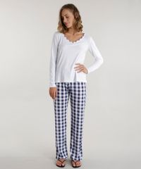 Pijama-Xadrez-Branco-8573265-Branco_1