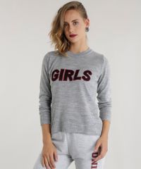 Sueter--Girls--em-Trico-Cinza-Mescla-8599473-Cinza_Mescla_1