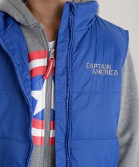 Conjunto-Capitao-America-de-Colete-Azul---Blusao-em-Moletom-Cinza-Mescla-8448598-Cinza_Mescla_4