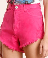 Short-de-Sarja-Feminino-Mindset-Cintura-Super-Alta-Destroyed-Pink-9886836-Pink_4