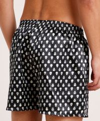 Samba-Cancao-Masculinas-Estampada-de-Caveira-Acetinada-Preta-9795737-Preto_2