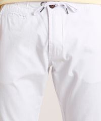 Calca-de-Sarja-Masculina-Slim-com-Bolsos-Branca-9308395-Branco_2