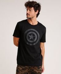 Camiseta-Masculina-Capitao-America-Manga-Curta-Gola-Careca-Preta-9727013-Preto_1
