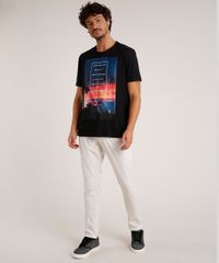 Calca-de-Sarja-Masculina-Slim-com-Bolsos-Bege-Claro-9308395-Bege_Claro_1_3