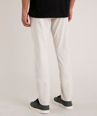 Calca-de-Sarja-Masculina-Slim-com-Bolsos-Bege-Claro-9308395-Bege_Claro_1_4