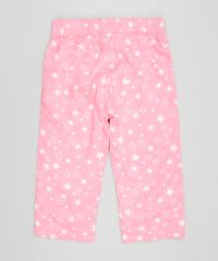 Calca-Estampada-de-Estrela-em-Algodao---Sustentavel-Rosa-8489130-Rosa_2
