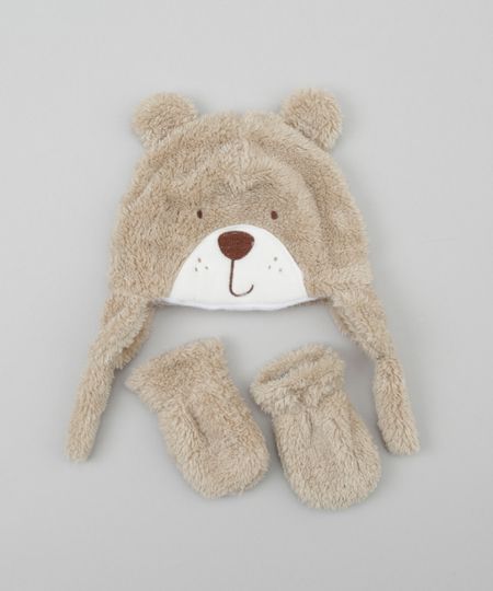 Kit-de-Gorro---Par-de-Luvas-Ursinho-Bege-8491200-Bege_1 Kit-de-Gorro---Par-de-Luvas-Ursinho-Bege-8491200-Bege_1