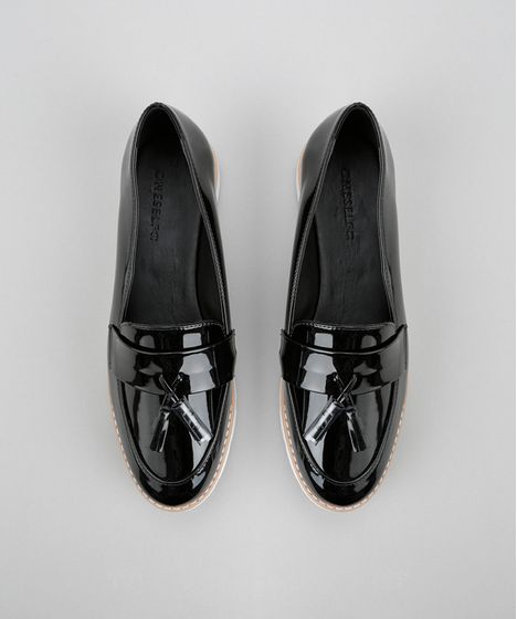 mocassim salto tratorado