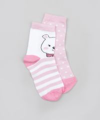 Kit-de-2-Meias-Estampadas-Rosa-8565876-Rosa_1