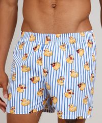 Samba-Cancao-Masculina-Estampada-de-Patinhos-Listrada--Branca-9635362-Branco_1