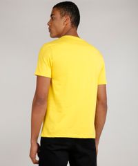Camiseta-Masculina-Urso--The-Wild--Manga-Curta-Gola-Careca-Amarelo-9844426-Amarelo_2