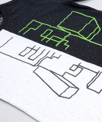 Camiseta-Infantil-Esqueleto-e-Zumbi-Minecraft-com-Recorte-Manga-Curta-Preta-9732792-Preto_3