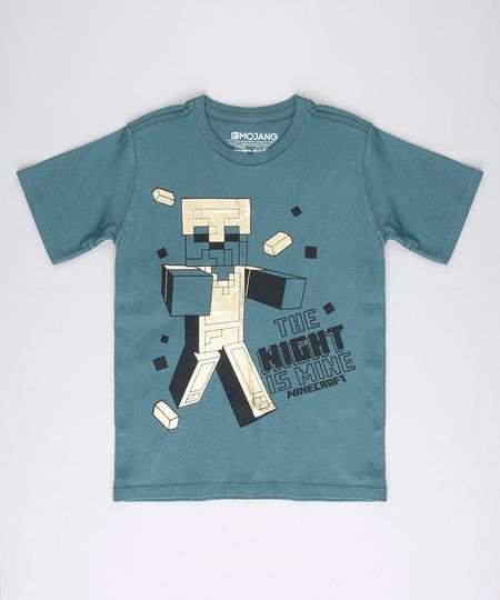 Camiseta-Infantil-Zumbi-Minecraft-Metalizado-Manga-Curta-Verde-9732791-Verde_1