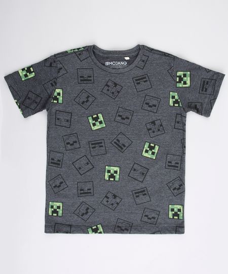 Camiseta-Infantil-Minecraft-Estampada-Manga-Curta-Cinza-Mescla-Escuro-9732789-Cinza_Mescla_Escuro_1 Camiseta-Infantil-Minecraft-Estampada-Manga-Curta-Cinza-Mescla-Escuro-9732789-Cinza_Mescla_Escuro_1