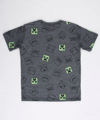 Camiseta-Infantil-Minecraft-Estampada-Manga-Curta-Cinza-Mescla-Escuro-9732789-Cinza_Mescla_Escuro_2