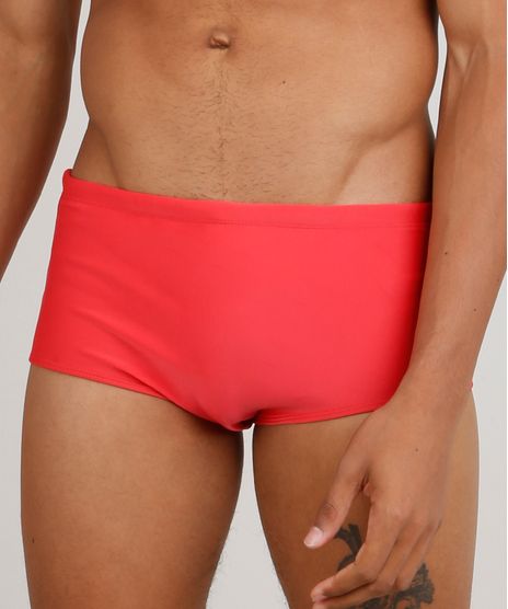 Sunga-Masculina-Tradicional-com-Vivo-Lateral-Protecao-UV50--Vermelho-Claro-8537449-Vermelho_Claro_1