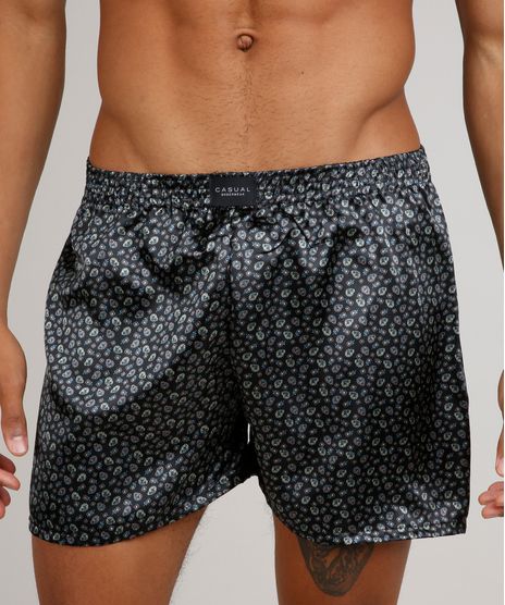 Samba-Cancao-Masculina-Acetinada-Estampada-Floral-Preta-9795736-Preto_1