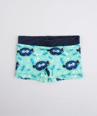 Sunga-Infantil-Boxer-Estampada-de-Baiacu-com-Protecao-UV50--Verde-9743259-Verde_1