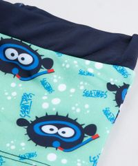 Sunga-Infantil-Boxer-Estampada-de-Baiacu-com-Protecao-UV50--Verde-9743259-Verde_4