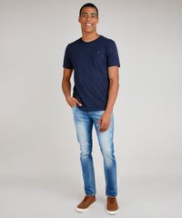 Camiseta-Masculina-com-Bolso-Manga-Curta-Gola-Careca-Azul-Marinho-9731014-Azul_Marinho_3