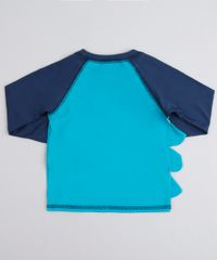 Camiseta-de-Praia-Infantil-Raglan-Dinossauro-Manga-Longa-Verde-9803484-Verde_2