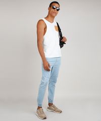 Regata-Masculina-com-Bolso-em-Suede-Gola-Careca-Branco-9760046-Branco_3