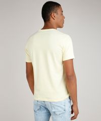 Camiseta-Masculina--Dessa-vez-vai--Manga-Curta-Gola-Careca-Amarelo-Claro-9752999-Amarelo_Claro_2