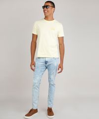 Camiseta-Masculina--Dessa-vez-vai--Manga-Curta-Gola-Careca-Amarelo-Claro-9752999-Amarelo_Claro_3