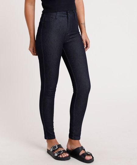 Calca-Jeans-Feminina-Sawary-Super-Skinny-360-Cintura-Alta-Azul-Escuro-9855751-Azul_Escuro_1