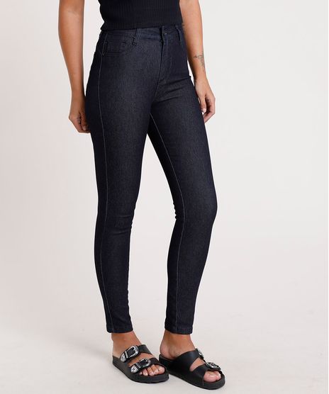Calca-Jeans-Feminina-Sawary-Super-Skinny-360-Cintura-Alta-Azul-Escuro-9855751-Azul_Escuro_1