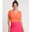 Blusa-Feminina-Canelada-Manga-Curta-Decote-V-Laranja-9779702-Laranja_1