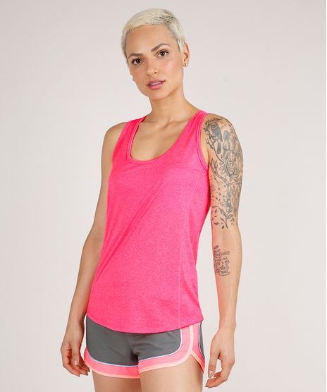 Regata-Feminina-Esportiva-Ace-Basica-Mescla-Decote-Nadador-Rosa-Neon-9706880-Rosa_Neon_1