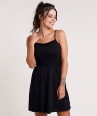 Vestido-Feminino-Curto-Evase-com-Alca-de-Corda-Preto-9799756-Preto_1