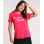 Blusa-Feminina--No-Photos-Please--Manga-Curta-Decote-Redondo-Rosa-Escuro-9801379-Rosa_Escuro_1