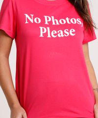 Blusa-Feminina--No-Photos-Please--Manga-Curta-Decote-Redondo-Rosa-Escuro-9801379-Rosa_Escuro_4