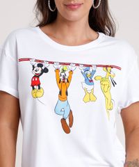 Blusa-Feminina-Turma-do-Mickey-Ampla-Manga-Curta-Decote-Redondo-Branca-9791749-Branco_4
