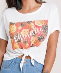 Blusa-Feminina-Cropped-Abacaxi--Paradise--com-Linho-e-No-Manga-Curta-Decote-Redondo-Off-White-9788136-Off_White_4