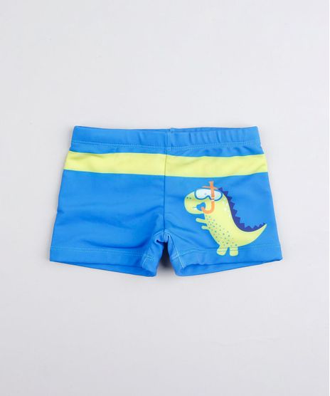 Sunga-Infantil-Boxer-Dinossauro-com-Protecao-UV50--Azul-9519061-Azul_1