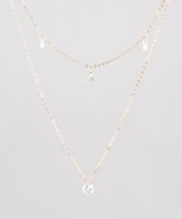Colar-Feminino-Folheado-Triplo-com-Estrelas-e-Pedra-Zirconia-Dourado-9775036-Dourado_1