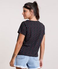 Blusa-Feminina-Ampla-Estampada-Floral-Manga-Curta-Decote-Redondo-Preta-9832969-Preto_2