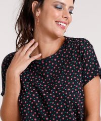Blusa-Feminina-Ampla-Estampada-Floral-Manga-Curta-Decote-Redondo-Preta-9832969-Preto_4