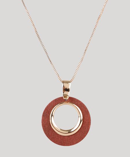 Colar-Feminino-Longo-com-Pingente-em-Madeira-Dourado-9761534-Dourado_1