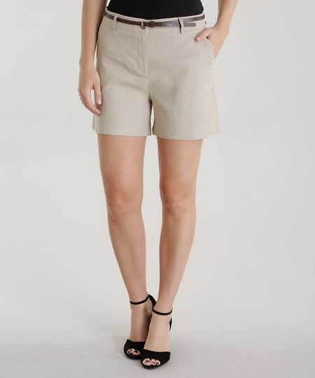 Short-em-Linho-com-Cinto-Kaki-8493896-Kaki_1 Short-em-Linho-com-Cinto-Kaki-8493896-Kaki_1